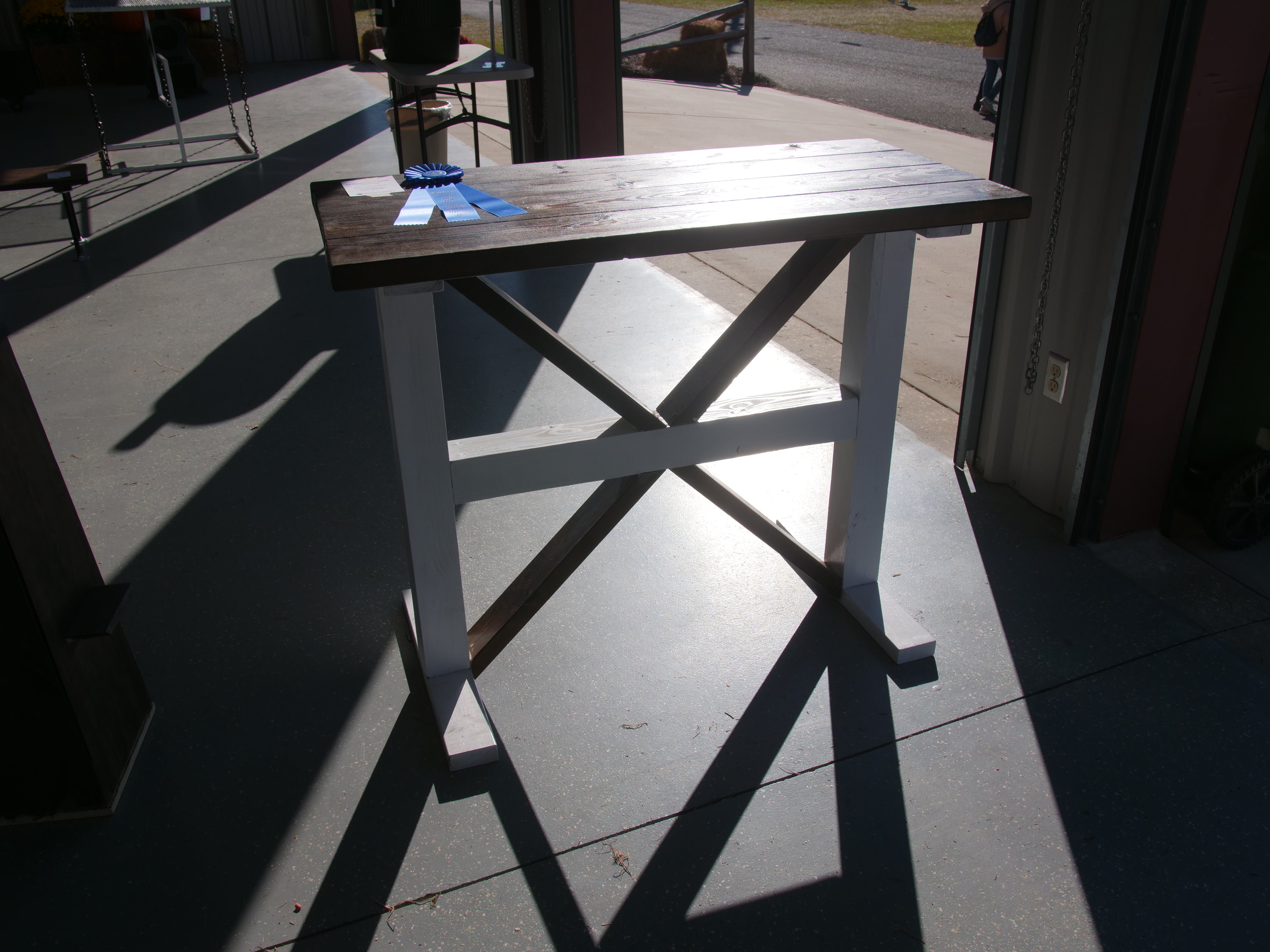 Large wooden table