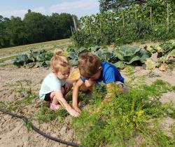 agsouth farm credit  children playing in garden