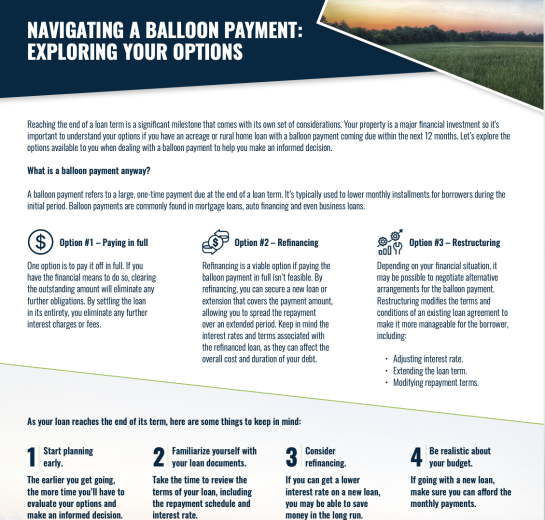 download guide on balloon payments agsouth farm credit